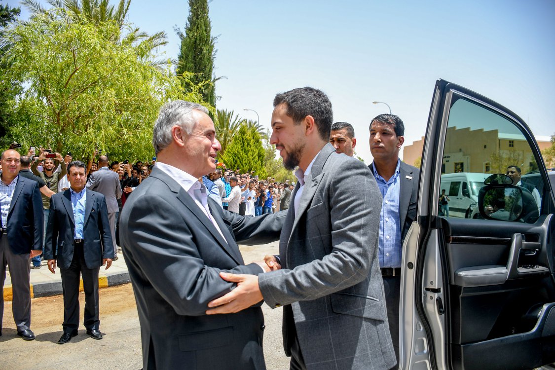 صور وفيديو من زيارة ولي العهد للجامعة بتاريخ 2-7-2018